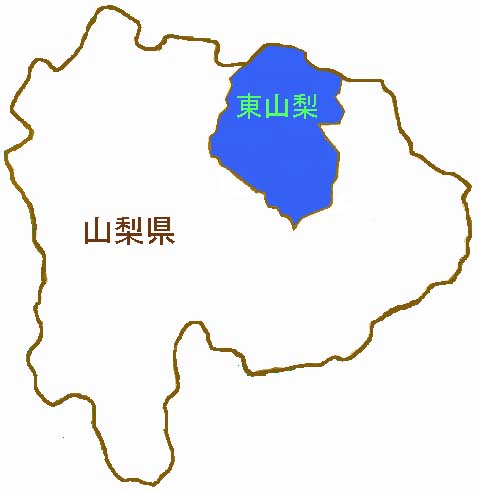 山梨県地図